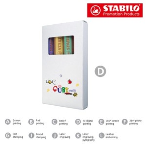 STABILO woody 3 in 1 Set de 4 crayons de couleur