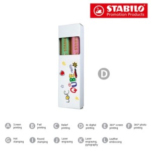STABILO woody 3 in 1 Set de 2 crayons de couleur