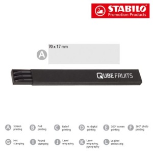 STABILO crayon graphite Set de 3