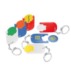 Porte-clés jeton personnalisable 1€ Gamma