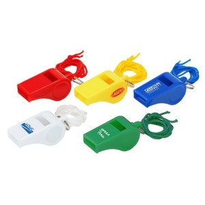 Sifflet avec cordelette publicitaire