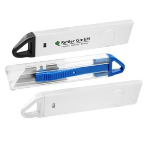 Cutter transparent avec logo