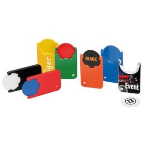 Porte-clés jeton personnalisé 1€ Beta