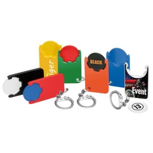 Porte-clés jeton promotionnel 1€ Beta