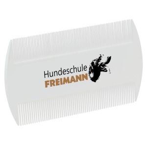 Peigne à poux publicitaire et puces