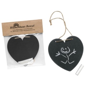 Tableau pour craie Coeur personnalisé