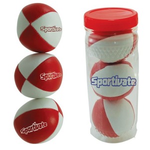 Set de 3 balles de jonglage publicitaires