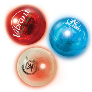 Balle rebondissante lumineuse personnalisable