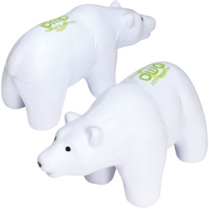 Ours blanc anti-stress promotionnel