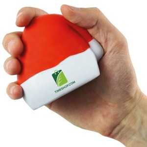 Bonnet de père Noël personnalisable anti-stress