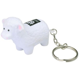 Porte-clés mouton anti-stress publicitaire
