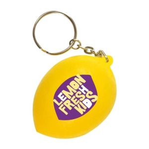 Porte-clés citron anti-stress personnalisable