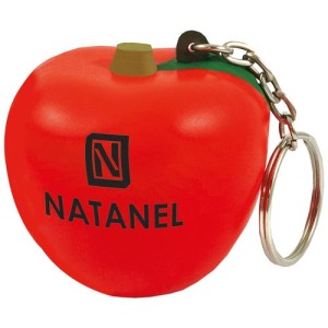 Porte-clés pomme anti-stress