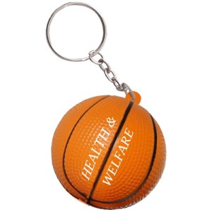 Porte-clés basketball anti-stress