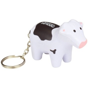 Porte-clés vache anti-stress publicitaire