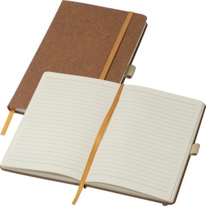 Carnet personnalisable A5 avec couverture en cuir recyclé