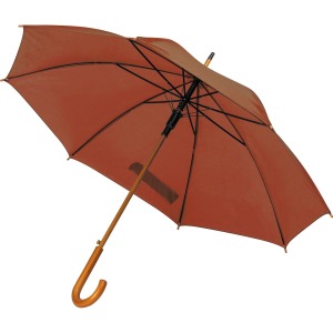 Parapluie automatique promotionnel avec manche courbée