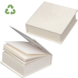 Bloc-notes publicitaire en carton de lait recyclé