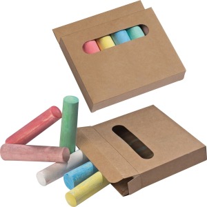 Craie de couleur avec logo pour l'extérieur