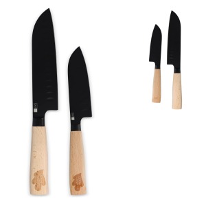 InSideOut Set de couteaux personnalisable Santoku 2pc Ravn