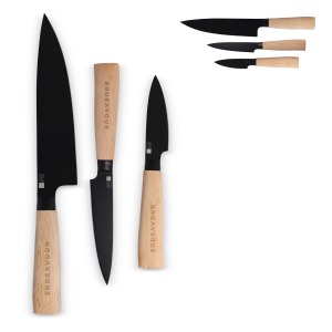 InSideOut Set de couteaux personnalisé essentiels 3 pièces Ravn