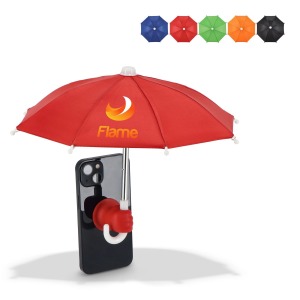 Parapluie pour téléphone avec support personnalisable à ventouse