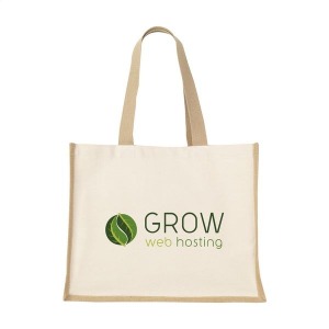 Jute Canvas Shopper 320g/m² sac personnalisable de courses