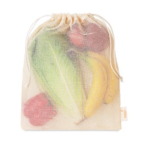 Sac à légumes en maille de coton