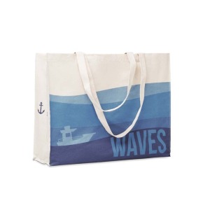 Sac coton avec soufflet sur-mesure