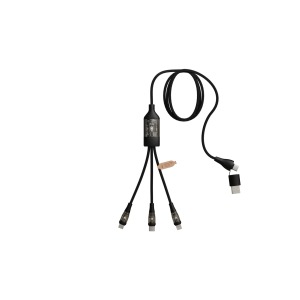 Câble digital 5-en-1 ultra fast charge 100W Stock