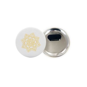 Badge aimanté - Rond finition brillant 32mm
