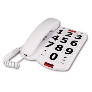 Téléphone grandes touches, touche SOS