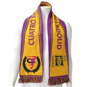 Écharpe de supporter personnalisée tissée 1 face