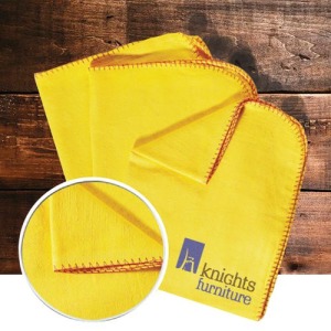 Chiffon personnalisé jaune