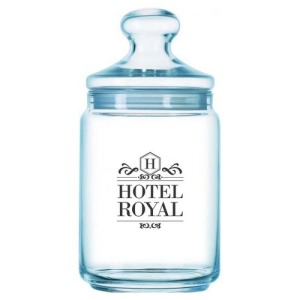 Grand bocal personnalisé en verre Club 2 Litre/70.5oz