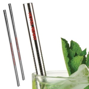 Paille en acier inoxydable