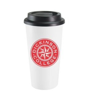 Tasse personnalisable à café à emporter en plastique à double paroi 455ml/16oz **
