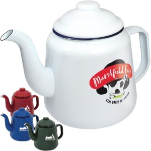 Théière personnalisée en émail 5 litres