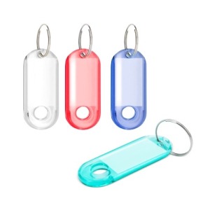 Jeu de porte-clés avec étiquette