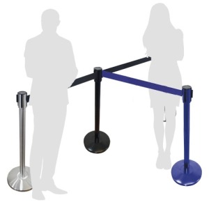 Barrière personnalisée ruban rétractable