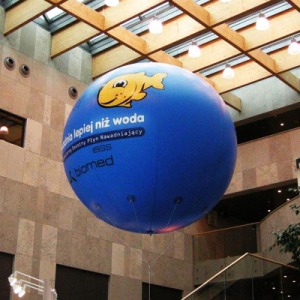 Ballon helium double peau promotionnel 5m