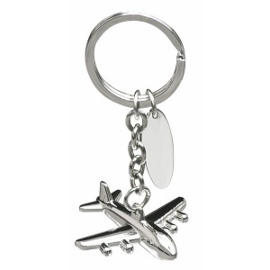 Porte-clés avion avec logo 3D