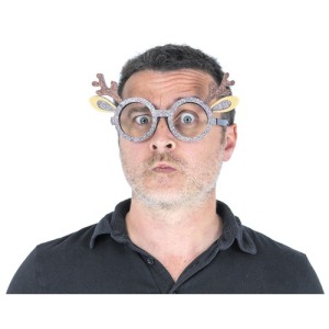 Lunettes renne personnalisable pailletées