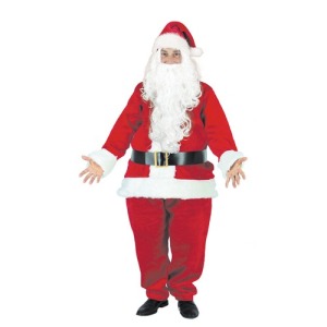 Perruque personnalisable et barbe blanche longue