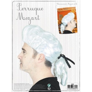 Perruque Mozart promotionnel