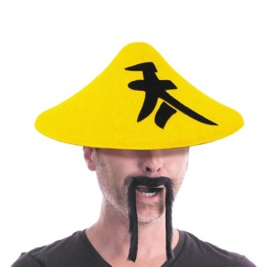 Chapeau chinois avec logo