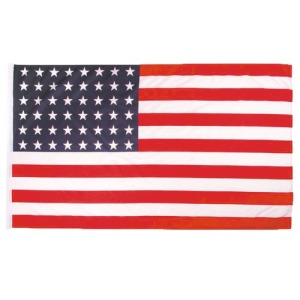 Drapeau publicitaire tissu USA 60x90cm