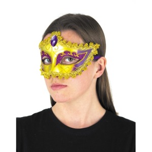 MASQUE promotionnel VENITIEN VIOLET ET OR
