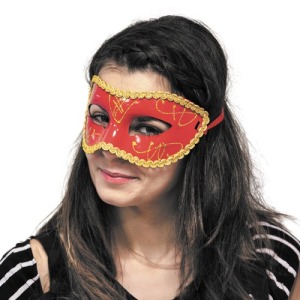 MASQUE publicitaire VENITIEN ROUGE
