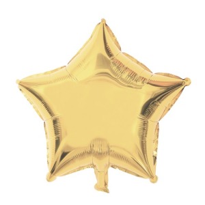 BALLON MYLAR ETOILE OR